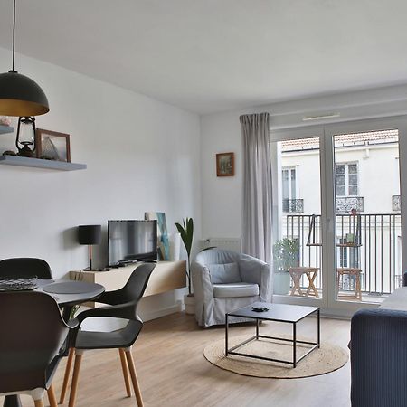 "Starry In So" 47M2, Lits Jumeaux, Parking Gratuit, Rue Calme Et Arboree, Metro 10 Min, Stade De France 24Min A Pied 圣旺 外观 照片