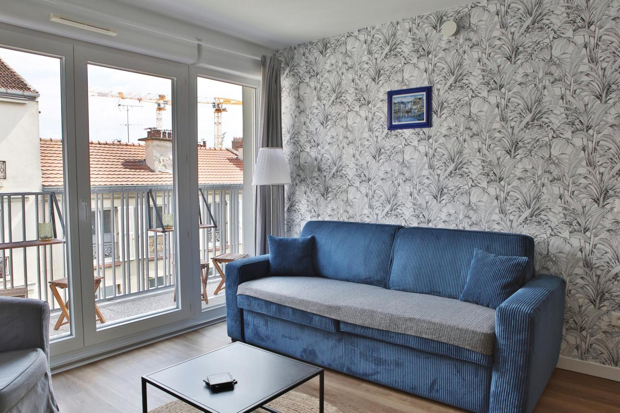"Starry In So" 47M2, Lits Jumeaux, Parking Gratuit, Rue Calme Et Arboree, Metro 10 Min, Stade De France 24Min A Pied 圣旺 外观 照片