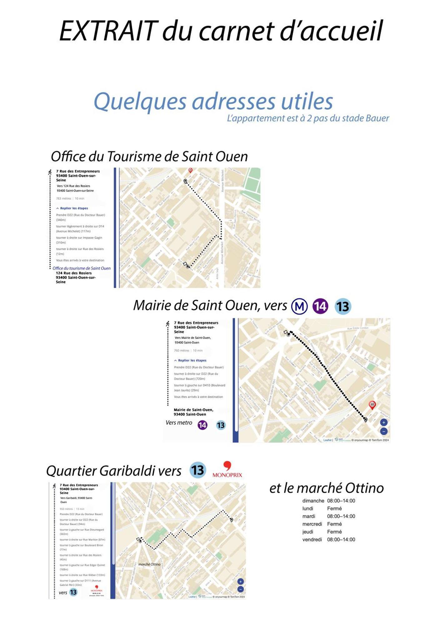 "Starry In So" 47M2, Lits Jumeaux, Parking Gratuit, Rue Calme Et Arboree, Metro 10 Min, Stade De France 24Min A Pied 圣旺 外观 照片